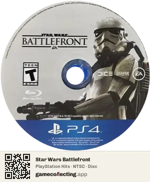 Star Wars Battlefront PlayStation 4, NTSC disc