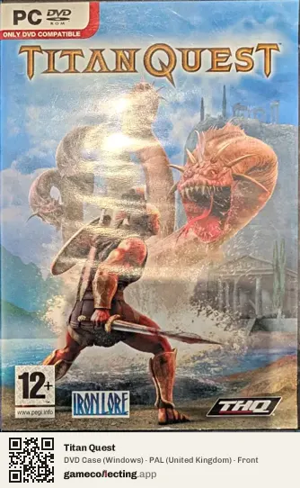 Titan Quest Computer, United Kingdom box front