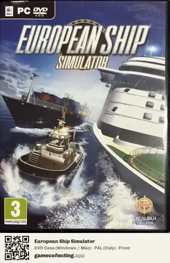 European Ship Simulator Computer, Italy box front