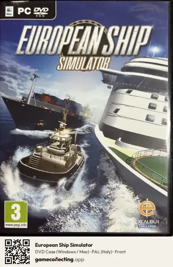 European Ship Simulator Computer, Italy box front