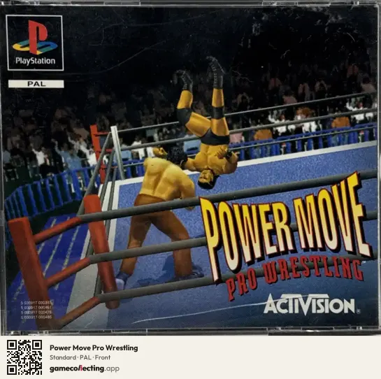 Power Move Pro Wrestling PlayStation, PAL box front