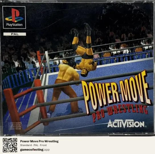 Power Move Pro Wrestling PlayStation, PAL box front