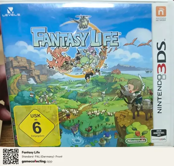 Fantasy Life Nintendo 3DS, Germany box front