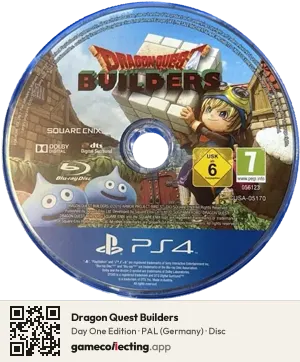 Dragon Quest Builders PlayStation 4, PAL disc
