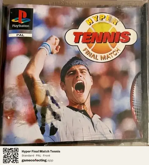 Hyper Final Match Tennis PlayStation, PAL box front