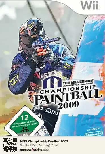 NPPL Championship Paintball 2009 Nintendo Wii, Germany box front