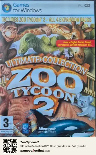 Zoo Tycoon 2 Computer, Nordic countries box front