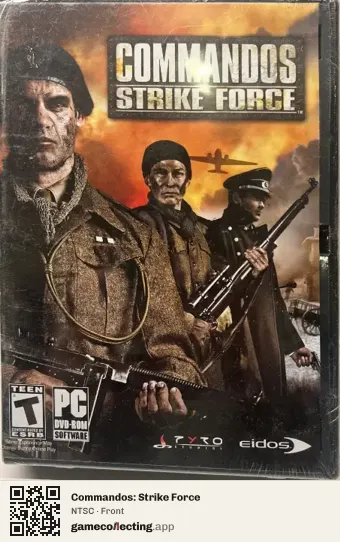 Commandos: Strike Force Computer, NTSC box front