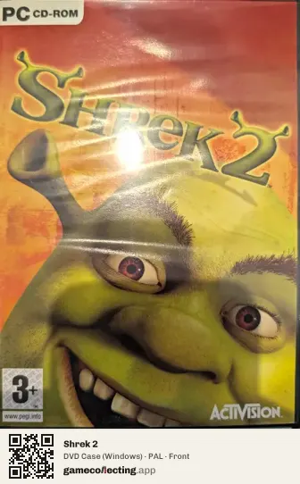 Shrek 2 Computer, PAL box front