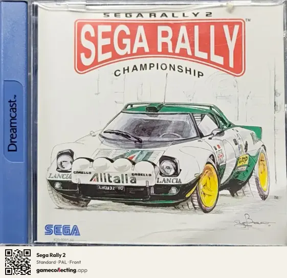 Sega Rally 2 Sega Dreamcast, PAL box front