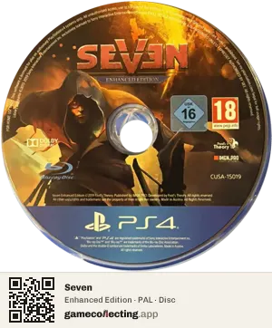 Seven PlayStation 4, PAL disc