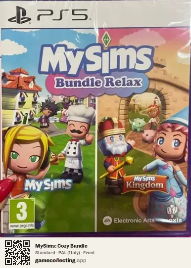 MySims: Cozy Bundle PlayStation 5, Italy box front