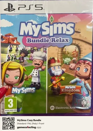 MySims: Cozy Bundle PlayStation 5, Italy box front