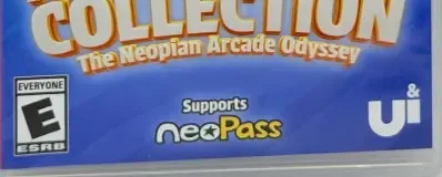 Neopets: Mega Mini Games Collection: The Neopian Arcade Odyssey, the ESRB box on its front