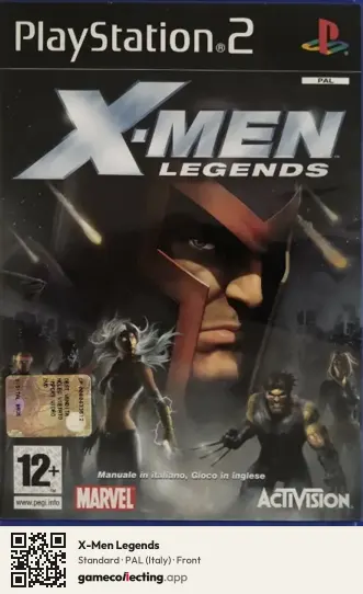 X-Men Legends PlayStation 2, Italy box front