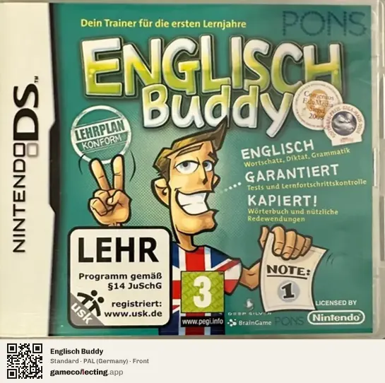 Englisch Buddy Nintendo DS, Germany box front