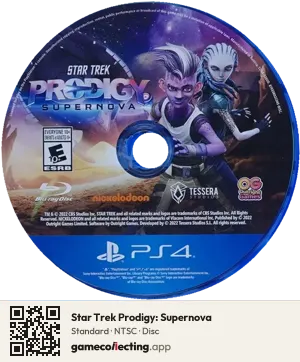Star Trek Prodigy: Supernova PlayStation 4, NTSC disc