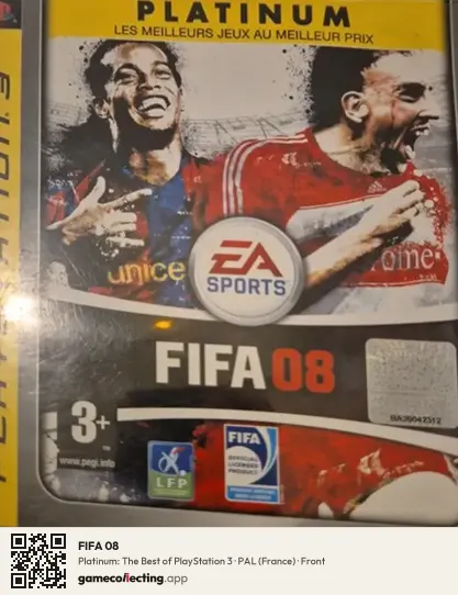 FIFA 08 PlayStation 3, France box front