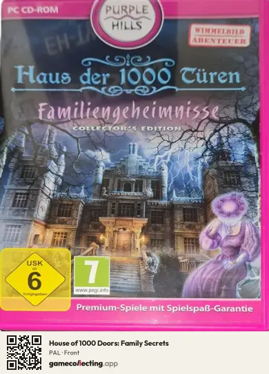 House of 1000 Doors: Family Secrets Computer, PAL box front