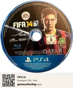 FIFA 14 PlayStation 4, PAL disc