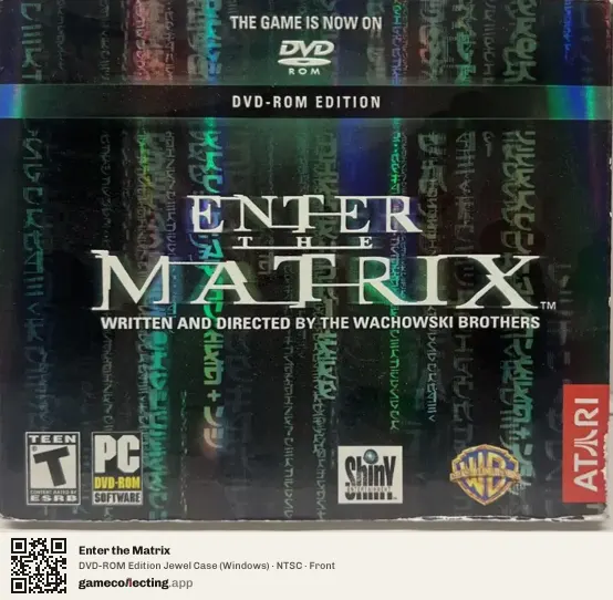 Enter the Matrix Computer, NTSC box front