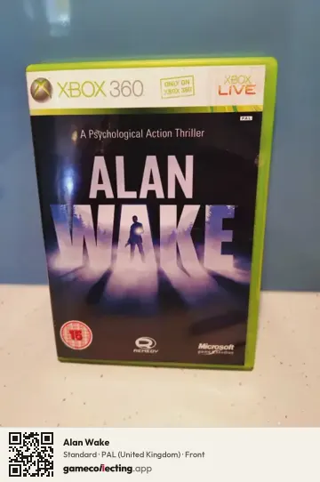 Alan Wake Xbox 360, United Kingdom box front