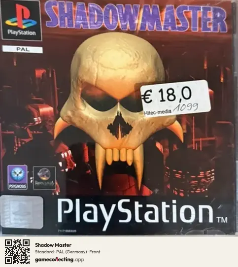 Shadow Master PlayStation, Germany box front