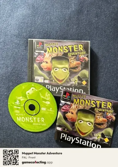 Muppet Monster Adventure PlayStation, PAL box front
