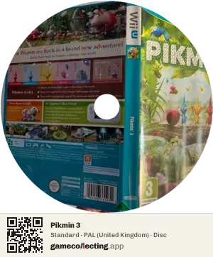 Pikmin 3 Nintendo Wii U, PAL disc