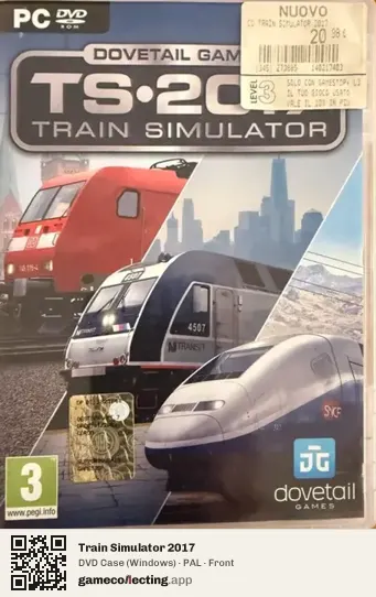 Train Simulator 2017 Computer, PAL box front
