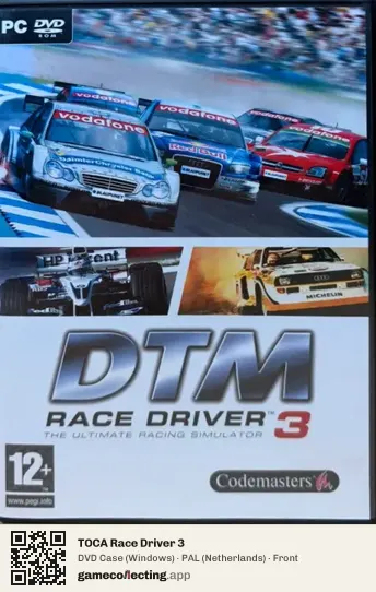 TOCA Race Driver 3 Computer, Netherlands box front