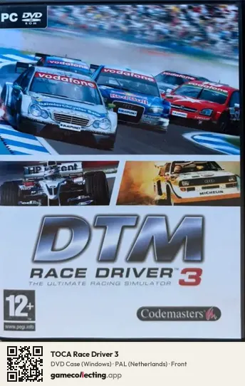 TOCA Race Driver 3 Computer, Netherlands box front