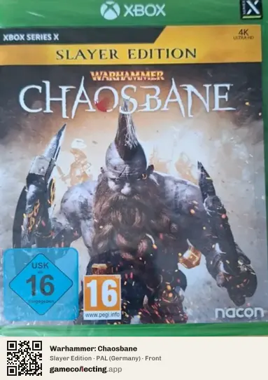 Warhammer: Chaosbane Xbox Series X, Germany box front