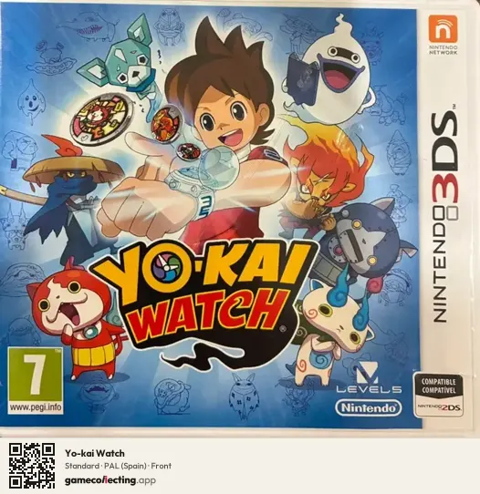 Yo-kai Watch Nintendo 3DS, Spain box front
