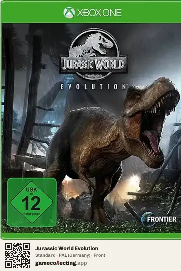 Jurassic World Evolution Xbox One, Germany box front