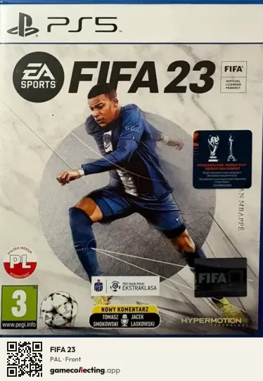 FIFA 23 PlayStation 5, PAL box front
