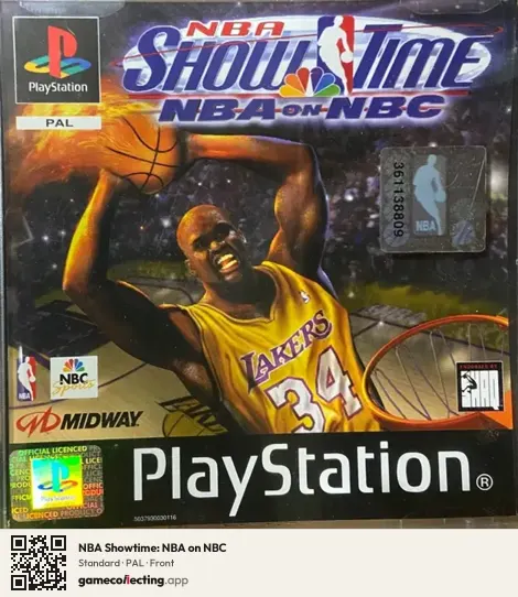 NBA Showtime: NBA on NBC PlayStation, PAL box front