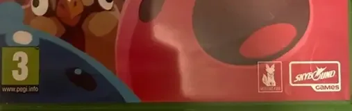 Slime Rancher, the PEGI square on its front