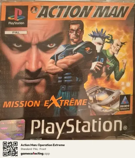 Action Man: Operation Extreme PlayStation, PAL box front