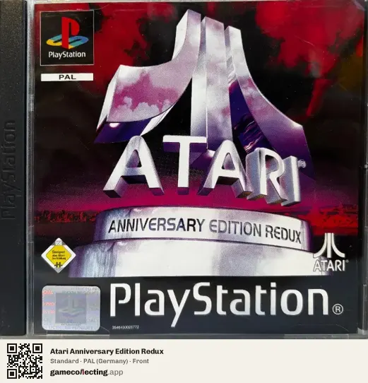 Atari Anniversary Edition Redux PlayStation, Germany box front
