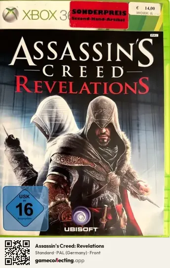 Assassin's Creed: Revelations Xbox 360, Germany box front