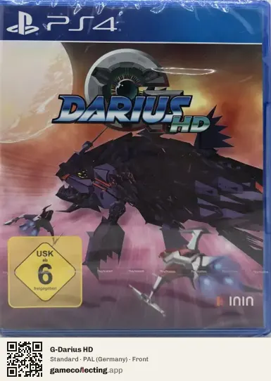 G-Darius HD PlayStation 4, Germany box front