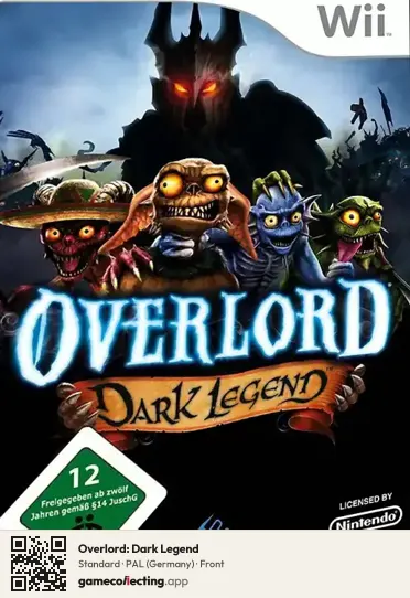 Overlord: Dark Legend Nintendo Wii, Germany box front