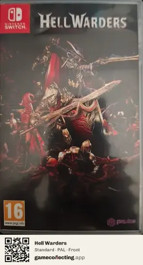 Hell Warders Nintendo Switch, PAL box front
