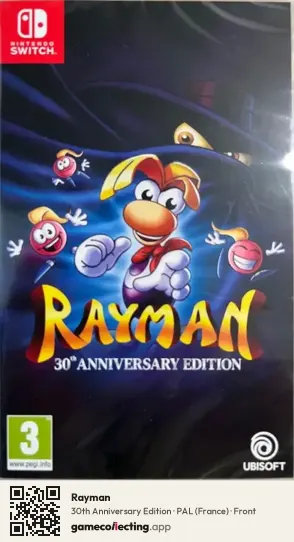 Rayman Nintendo Switch, France box front