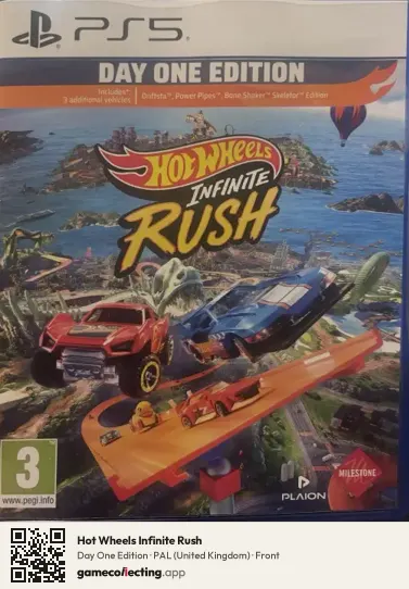 Hot Wheels Infinite Rush PlayStation 5, United Kingdom box front