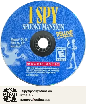 I Spy Spooky Mansion Computer, NTSC disc