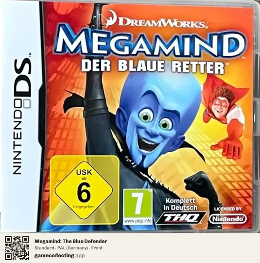Megamind: The Blue Defender Nintendo DS, Germany box front