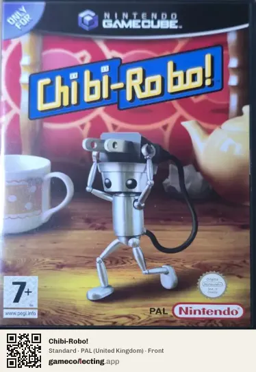 Chibi-Robo! Nintendo GameCube, United Kingdom box front