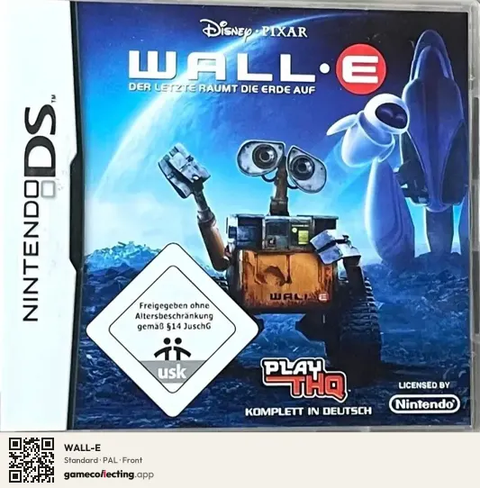 WALL-E Nintendo DS, PAL box front